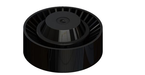 įtempiklio skriemulys, V formos rumbuotas diržas CORAM C899