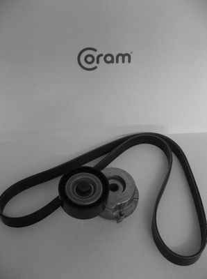 V formos rumbuotas diržas, komplektas CORAM KTC1003.20