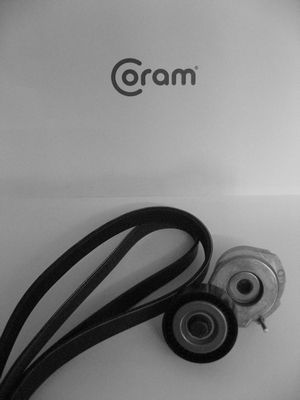 V formos rumbuotas diržas, komplektas CORAM KTC1003.2022