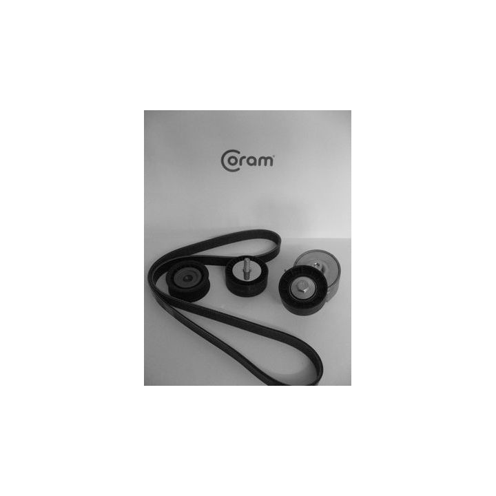 V formos rumbuotas diržas, komplektas CORAM KTC1006002