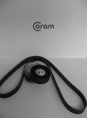 V formos rumbuotas diržas, komplektas CORAM KTC1008.15