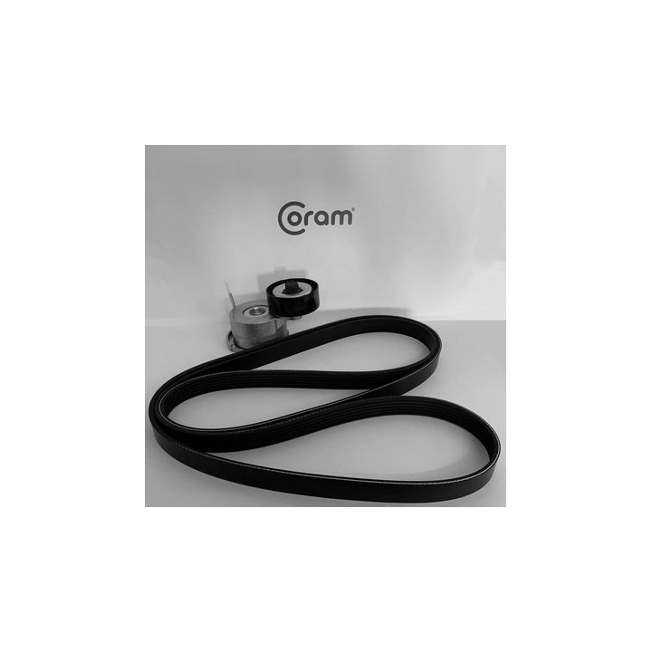 V formos rumbuotas diržas, komplektas CORAM KTC1010