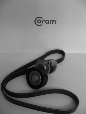 V formos rumbuotas diržas, komplektas CORAM KTC1012