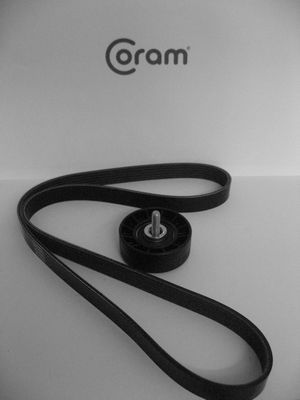 V formos rumbuotas diržas, komplektas CORAM KTC1017
