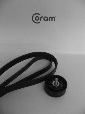 V formos rumbuotas diržas, komplektas CORAM KTC1017.92