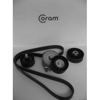 V formos rumbuotas diržas, komplektas CORAM KTC1018753