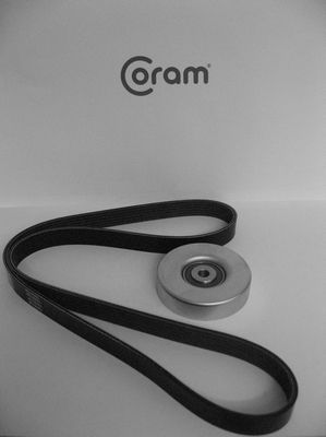 V formos rumbuotas diržas, komplektas CORAM KTC1023