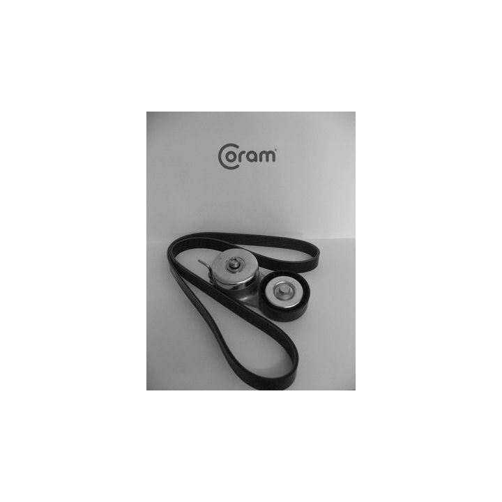 V formos rumbuotas diržas, komplektas CORAM KTC1033.45