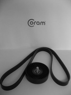 V formos rumbuotas diržas, komplektas CORAM KTC1041