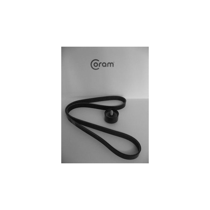 V formos rumbuotas diržas, komplektas CORAM KTC1042