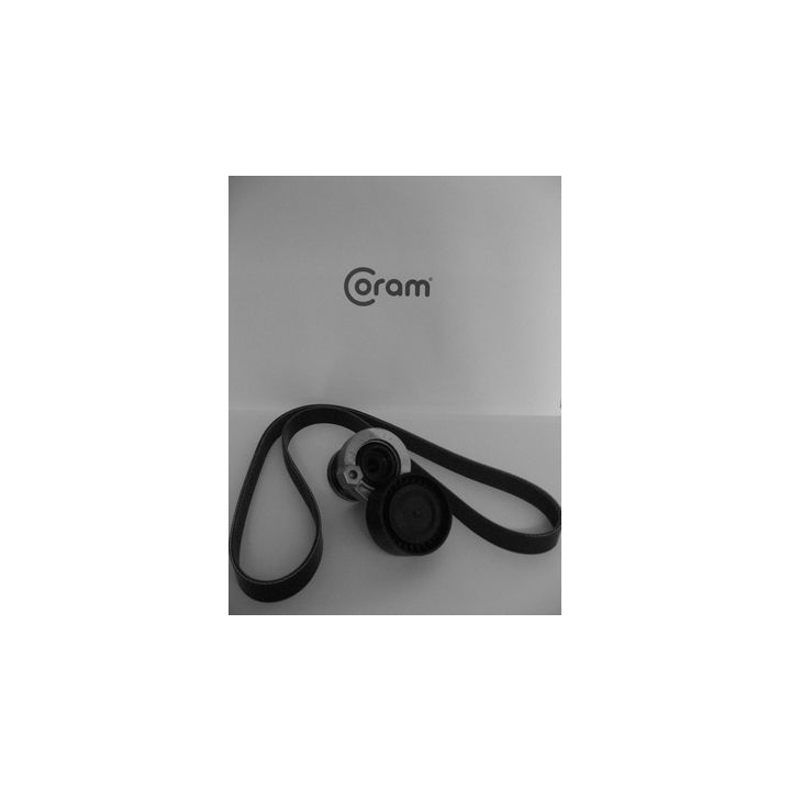 V formos rumbuotas diržas, komplektas CORAM KTC1048