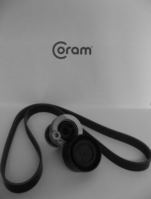 V formos rumbuotas diržas, komplektas CORAM KTC1048