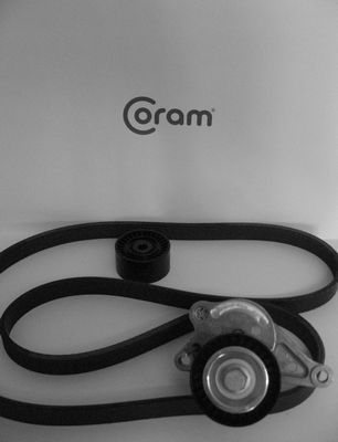 V formos rumbuotas diržas, komplektas CORAM KTC10491056