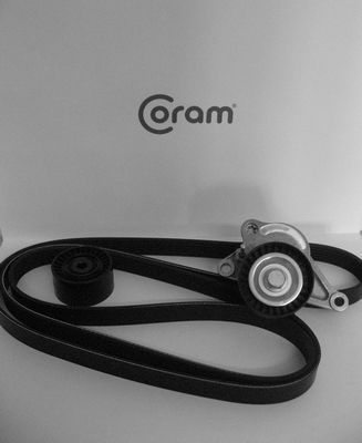V formos rumbuotas diržas, komplektas CORAM KTC10491056.05