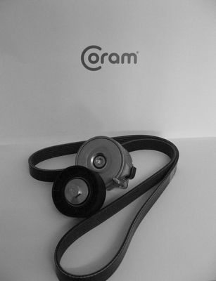 V formos rumbuotas diržas, komplektas CORAM KTC987.10
