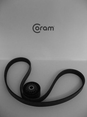 V formos rumbuotas diržas, komplektas CORAM KTC991.80