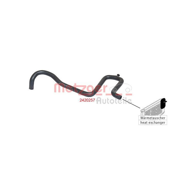 žarna, šilumokaitis (šildymas) METZGER 2420257