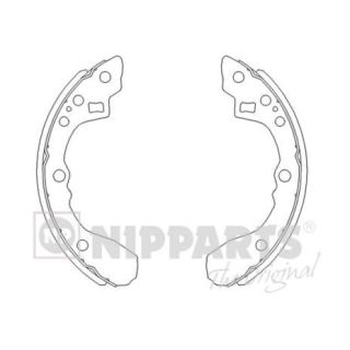 Stabdžių trinkelių komplektas NIPPARTS J3500308