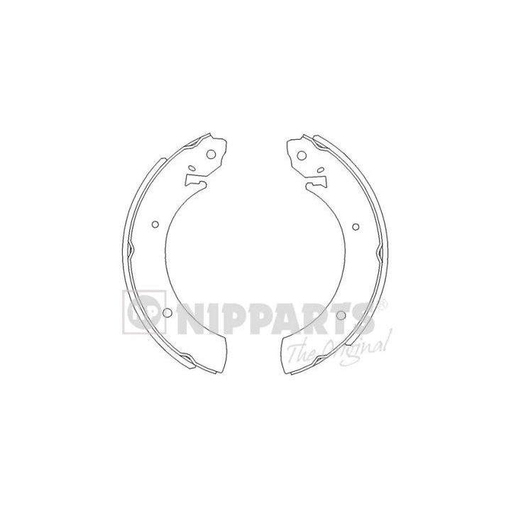 Stabdžių trinkelių komplektas NIPPARTS J3500502