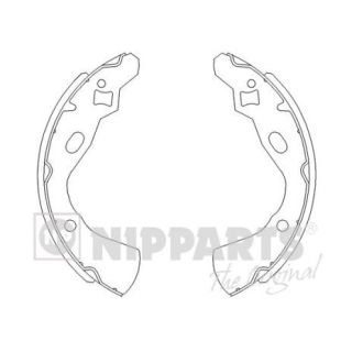 Stabdžių trinkelių komplektas NIPPARTS J3503030