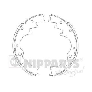 Stabdžių trinkelių komplektas NIPPARTS J3503033