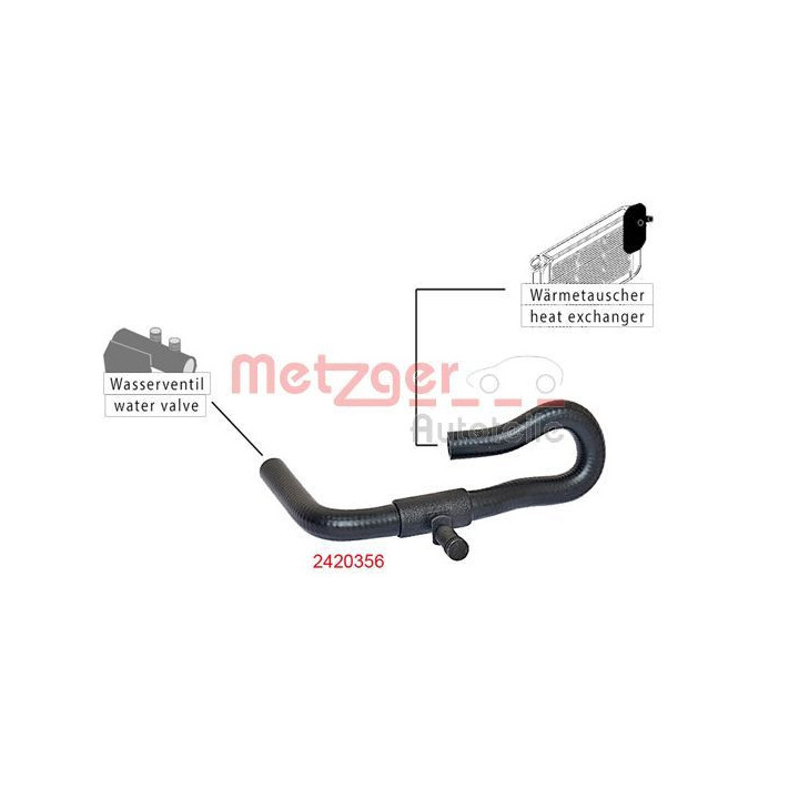 žarna, šilumokaitis (šildymas) METZGER 2420356