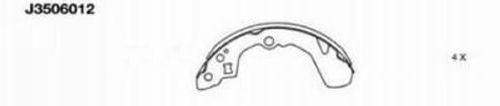 Stabdžių trinkelių komplektas NIPPARTS J3506012