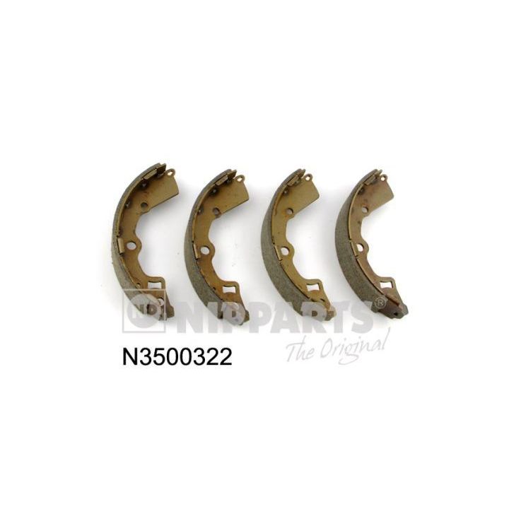 Stabdžių trinkelių komplektas NIPPARTS N3500322