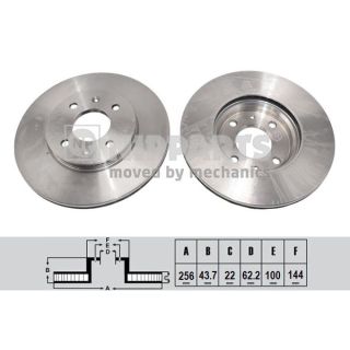 Stabdžių diskas NIPPARTS N3300553