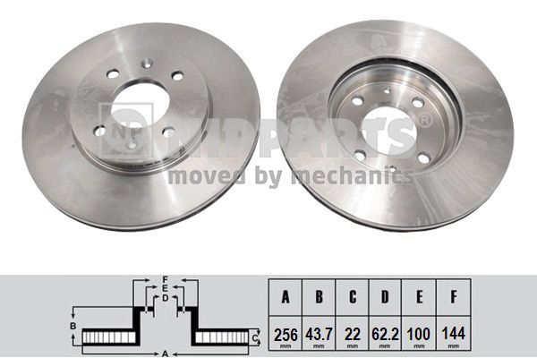 Stabdžių diskas NIPPARTS N3300553