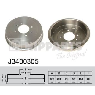 Stabdžių būgnas NIPPARTS J3400305