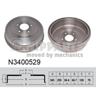 Stabdžių būgnas NIPPARTS N3400529