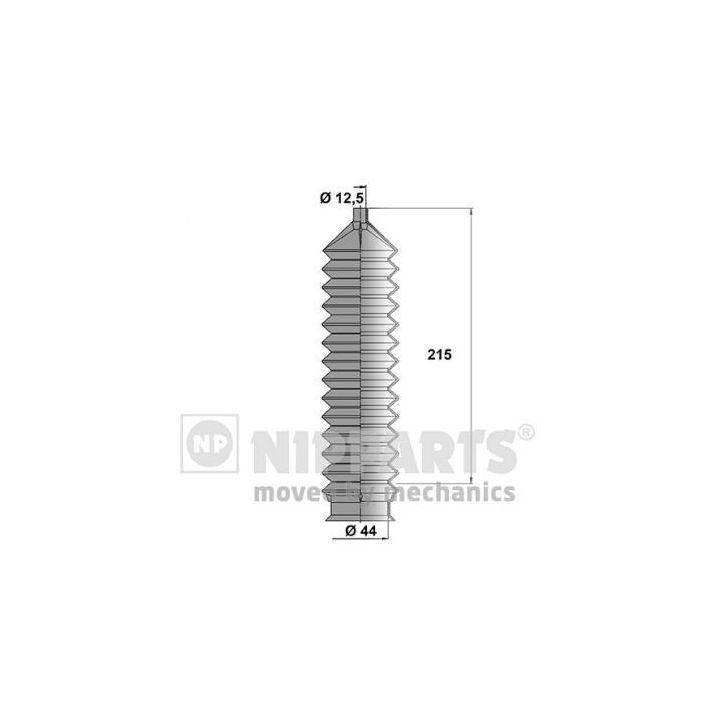 Gofruotoji membrana, vairavimas NIPPARTS J2840300