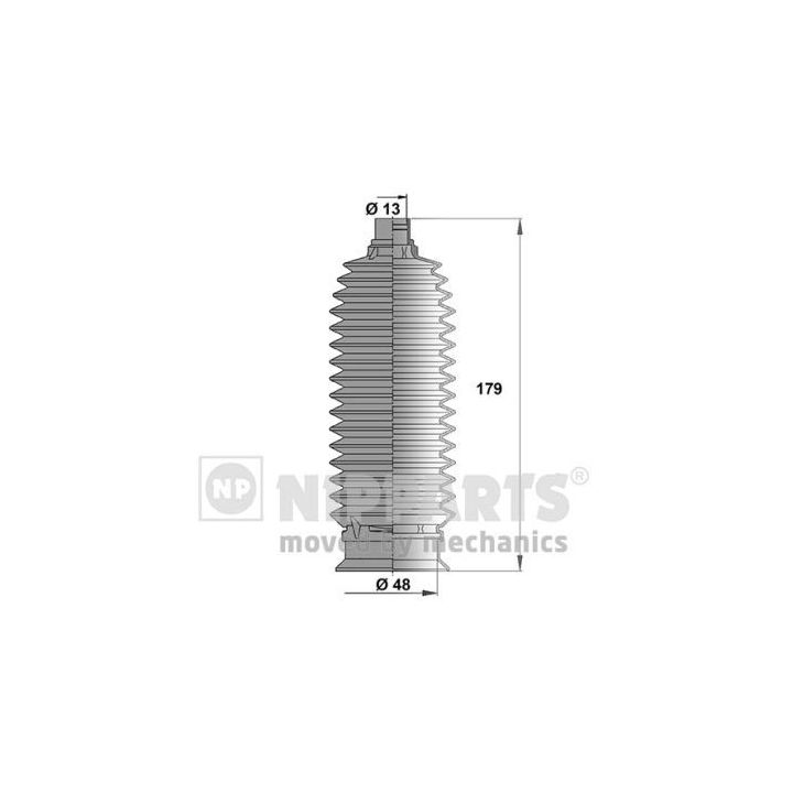 Gofruotoji membrana, vairavimas NIPPARTS J2840303