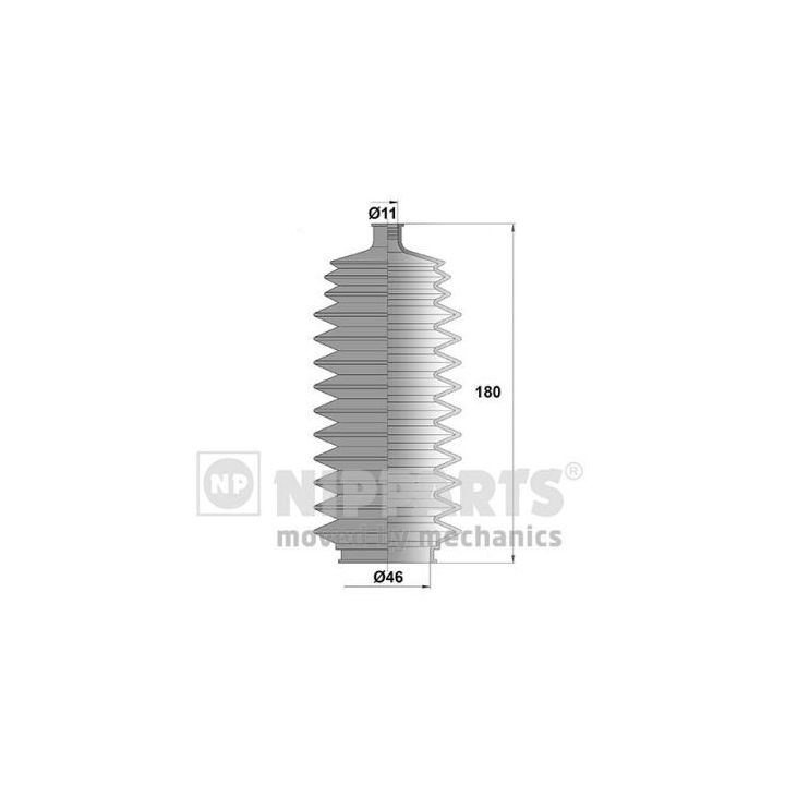 Gofruotoji membrana, vairavimas NIPPARTS J2841011