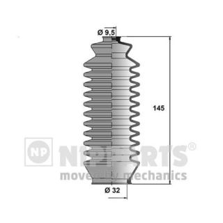 Gofruotoji membrana, vairavimas NIPPARTS J2842017