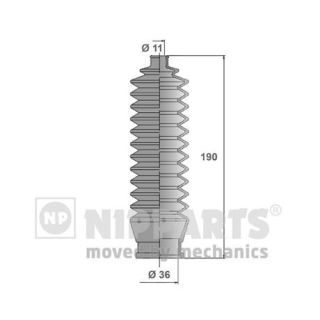 Gofruotoji membrana, vairavimas NIPPARTS J2843001