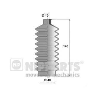 Gofruotoji membrana, vairavimas NIPPARTS N2841027