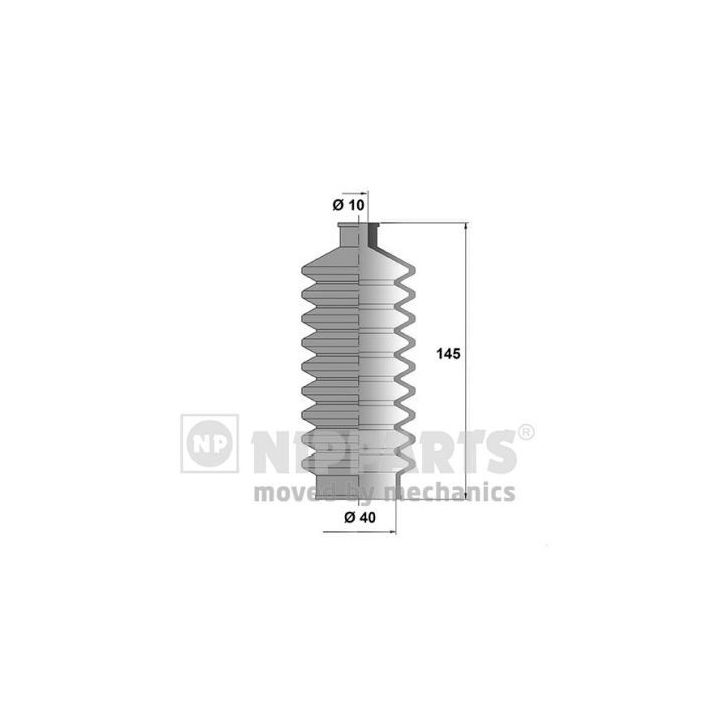 Gofruotoji membrana, vairavimas NIPPARTS N2841027
