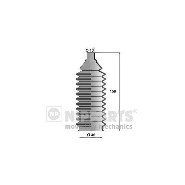 Gofruotoji membrana, vairavimas NIPPARTS N2842037