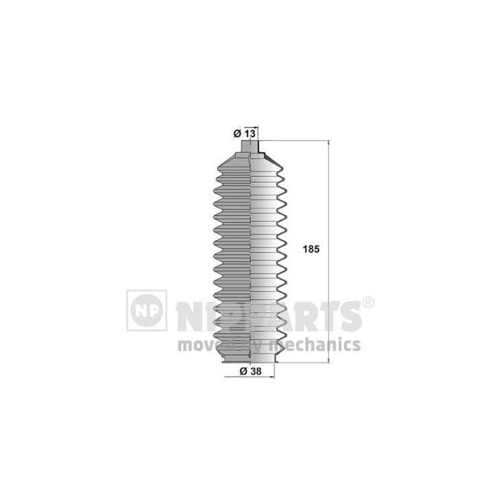 Gofruotoji membrana, vairavimas NIPPARTS N2843020
