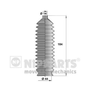 Gofruotoji membrana, vairavimas NIPPARTS N2843021