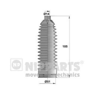 Gofruotoji membrana, vairavimas NIPPARTS N2843025