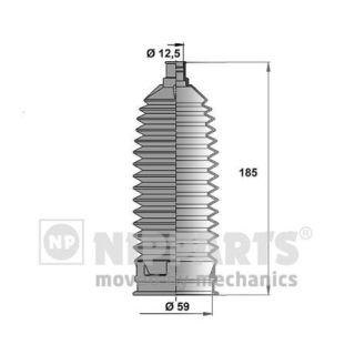 Gofruotoji membrana, vairavimas NIPPARTS N2844026