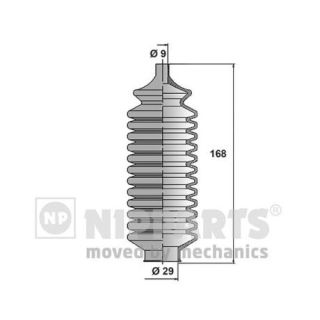 Gofruotoji membrana, vairavimas NIPPARTS N2845001