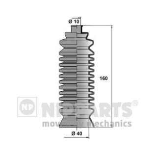 Gofruotoji membrana, vairavimas NIPPARTS N2847011