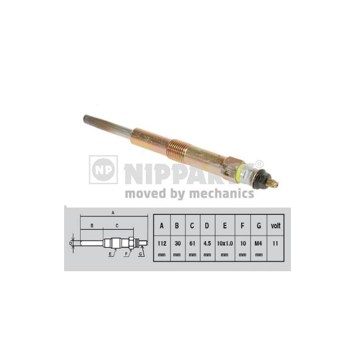 Kaitinimo žvakė NIPPARTS J5710501