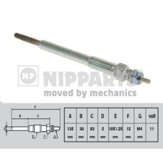 Kaitinimo žvakė NIPPARTS J5710502