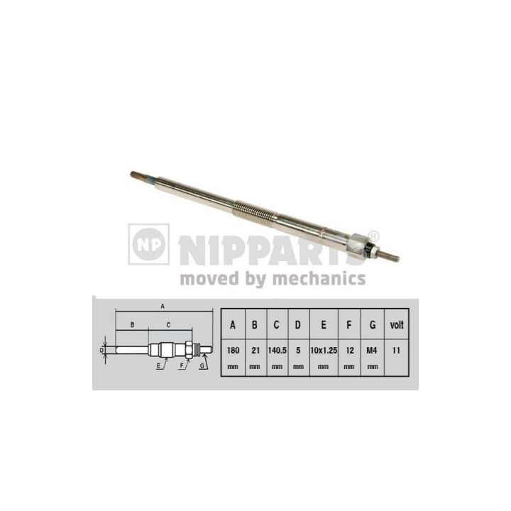 Kaitinimo žvakė NIPPARTS J5711026