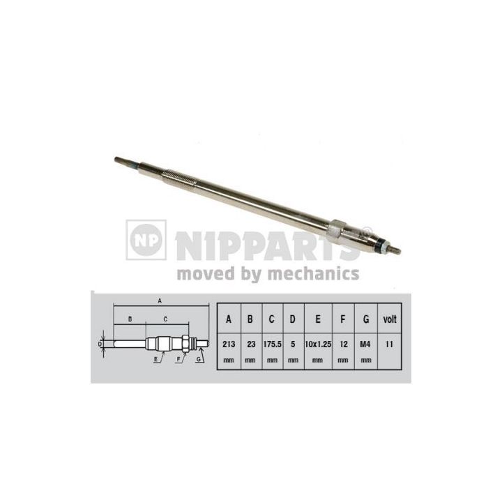 Kaitinimo žvakė NIPPARTS J5711027